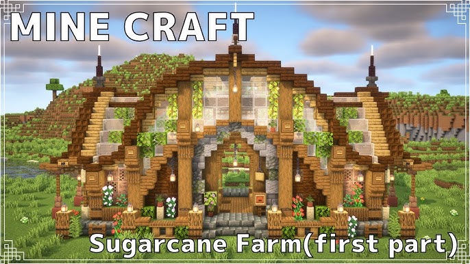 マイクラ統合版 スイッチ サトウキビ自動収穫機の作り方