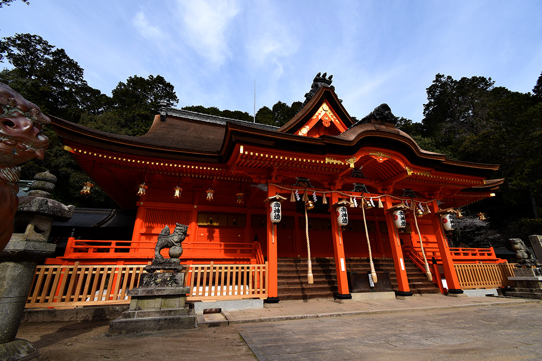 新市町の吉備津神社で28日 防災施設整備完了を記念し「披露会」 設備説明や雅楽、太鼓演奏もびんなび