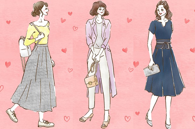 春のデートにおすすめのレディースコーデ27選。お花見や公園デートを楽しもう