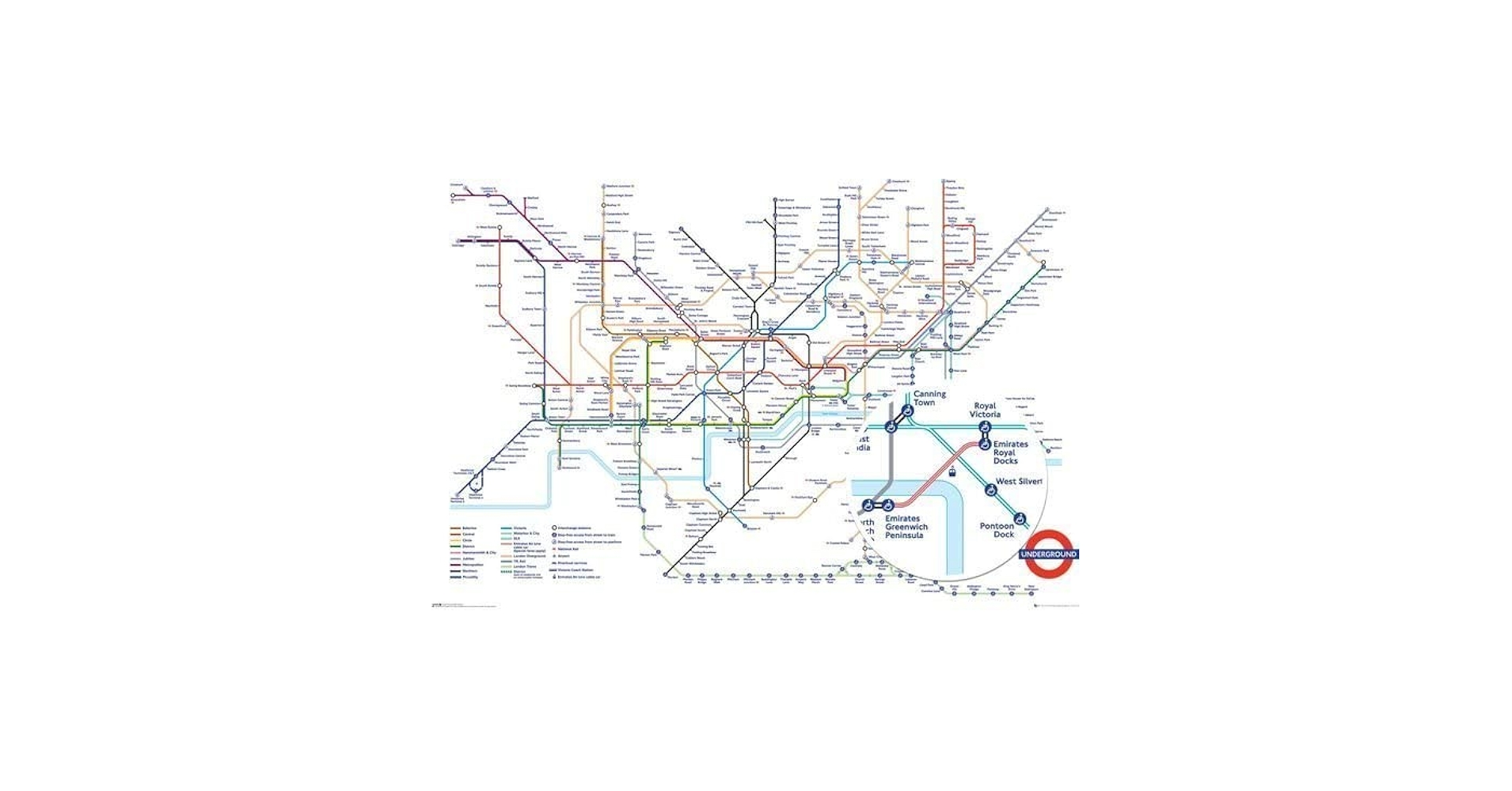 大阪の地下鉄路線図 2025 クリアファイル - カワツル商店