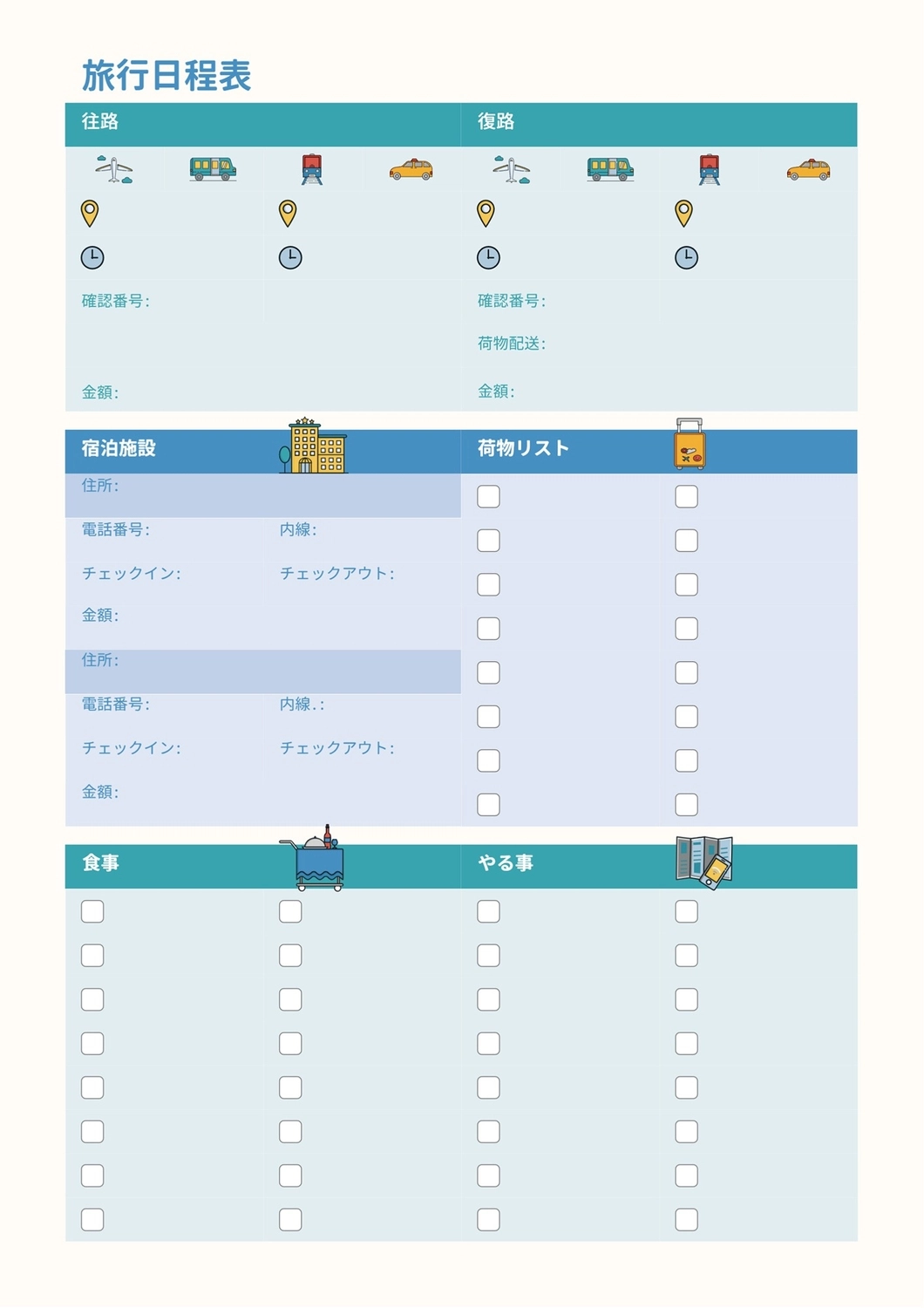 旅行計画の立て方アンド旅のしおりアプリやサイトおすすめ