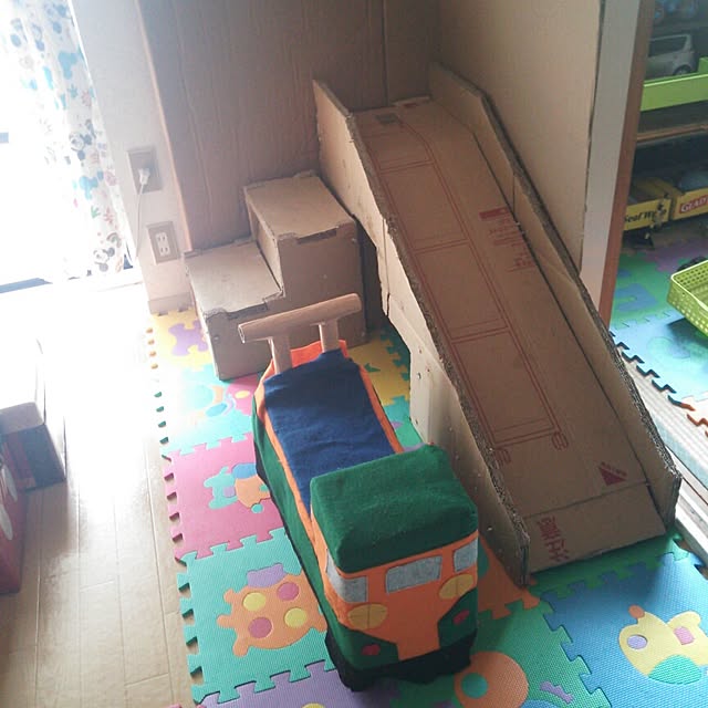 牛乳パック 工作 自作トミカタウン 警察署Milk