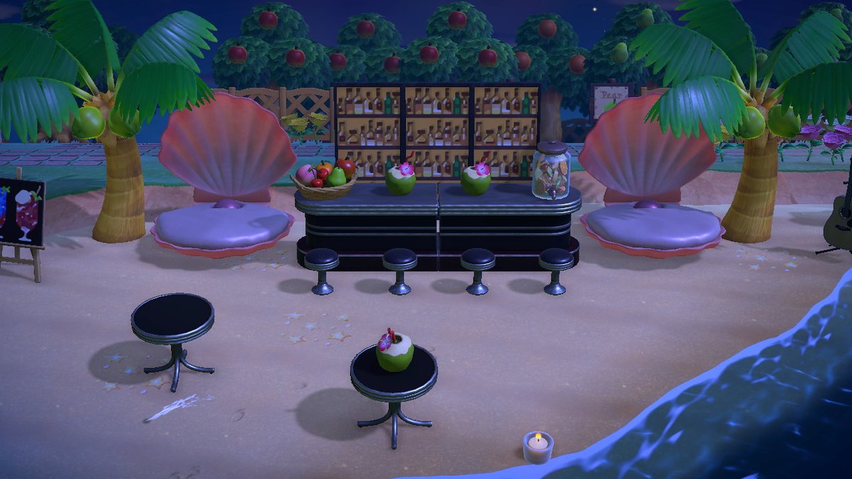 あつ森 海の家 ビーチ の作り方レイアウト例とマイデザイン あつまれどうぶつの森-