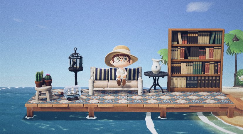 あつ森 part10：自然の中にちゃちゃまるの釣り堀を作る -