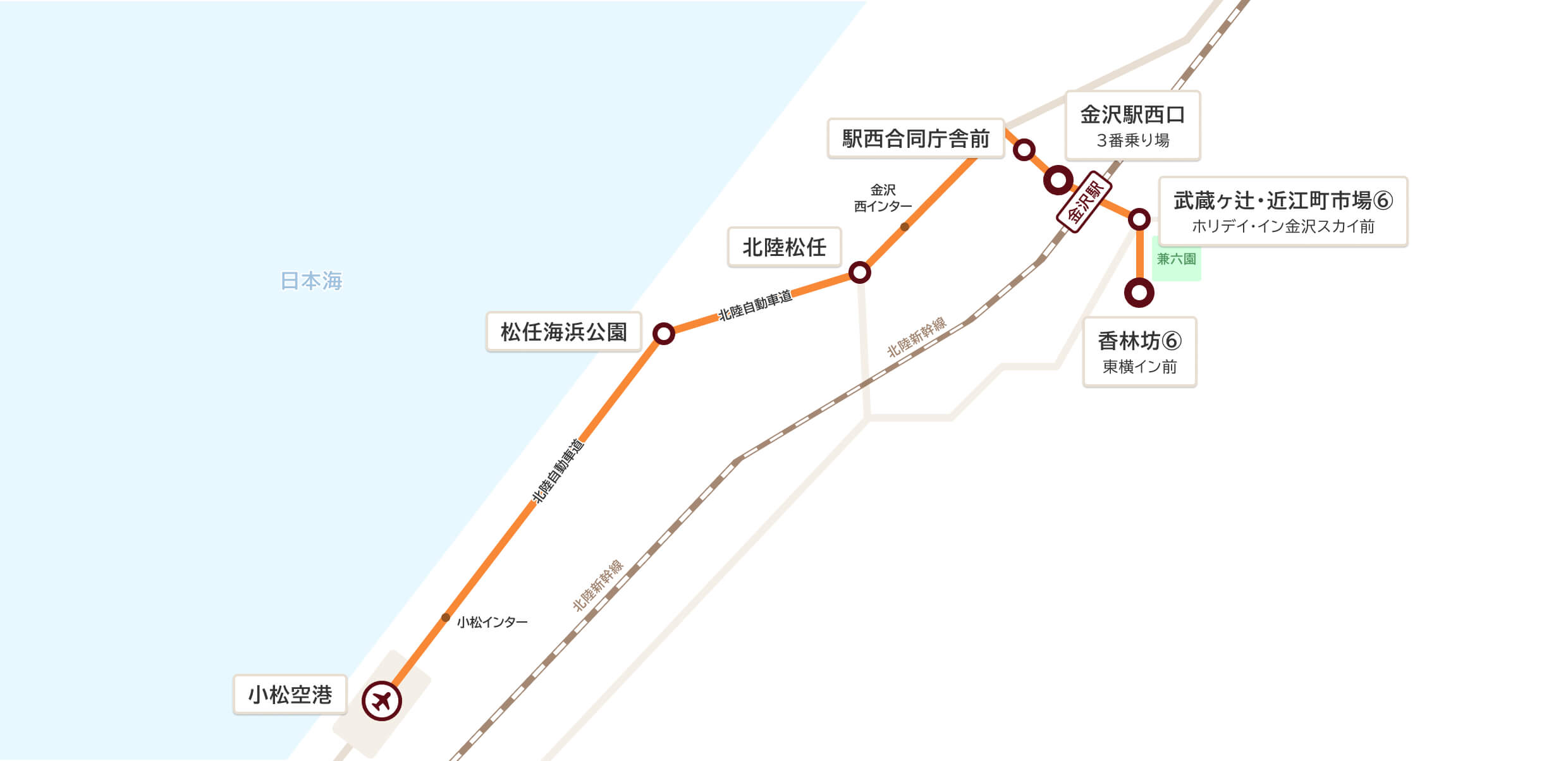 要チェック！クルーズ船の寄港日はタクシーが不足します金沢を観光してみたいかも