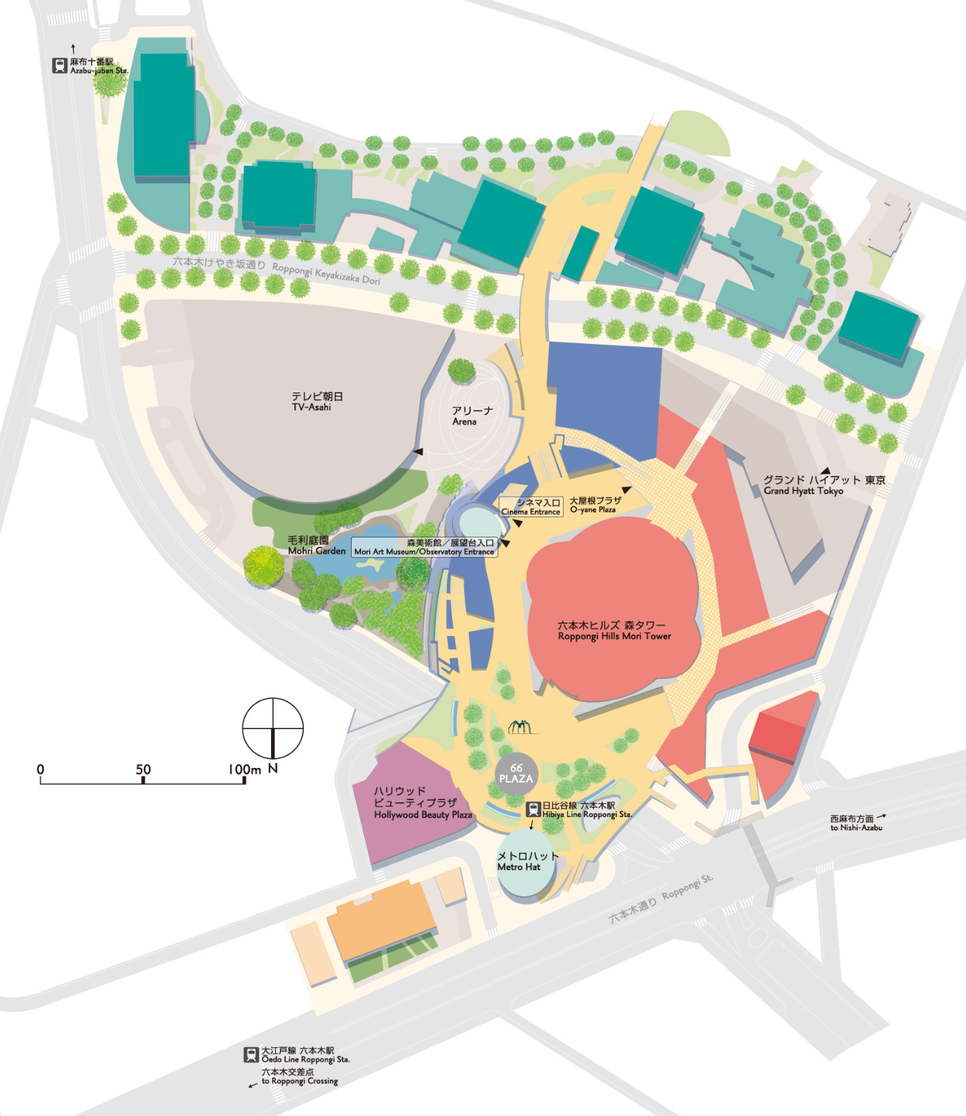 六本木ヒルズ 喫煙所&喫煙可能店舗 - 館内喫煙所LaB