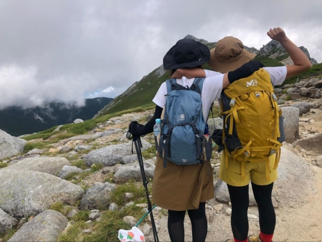 登山コーデに！防寒巻きスカート・ラップスカートモノスポ