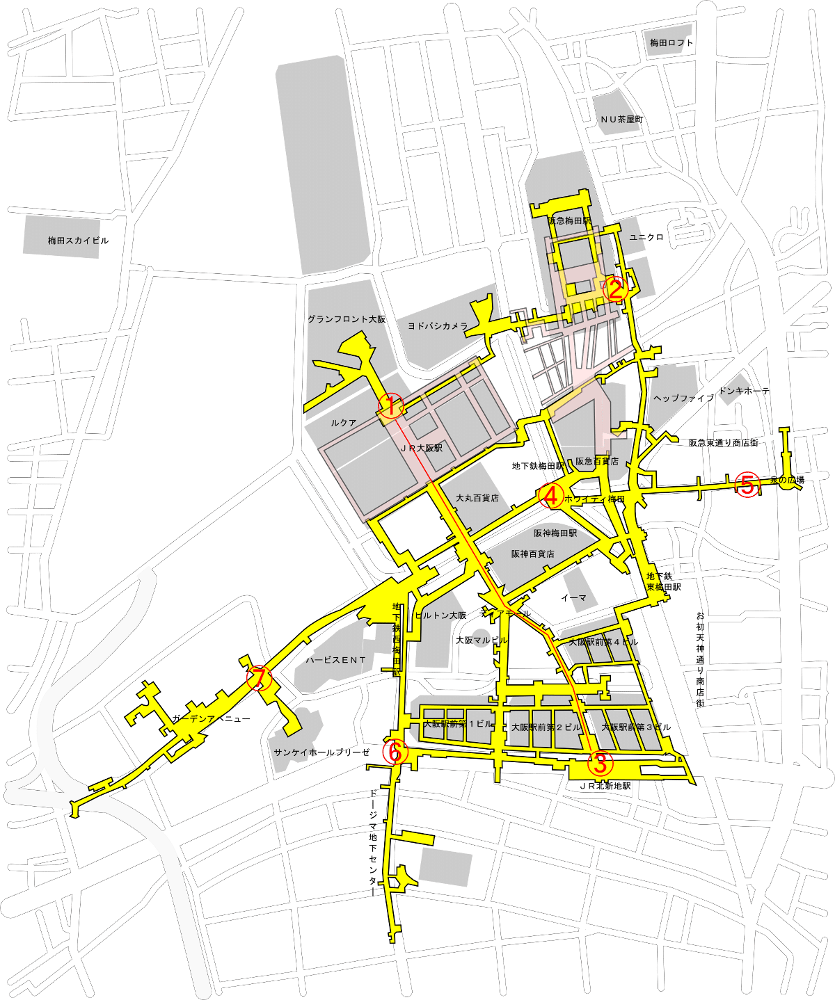 旅日記@大阪 〜2023〜 梅田 地下街→舞台会場へ やっぱり迷ったgorogoro-onemuさんのﾌﾞﾛｸﾞ