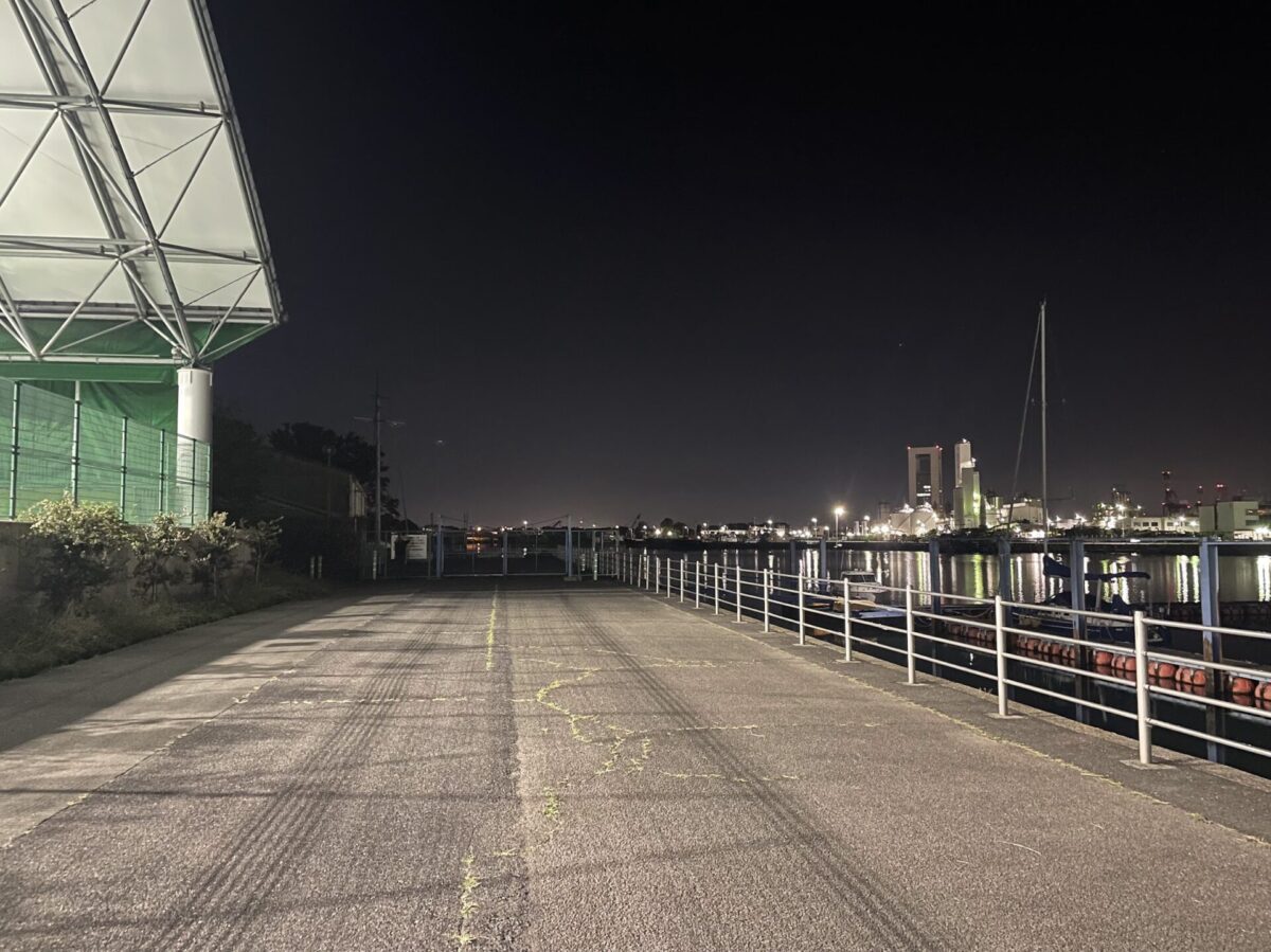 四日市工場夜景 四日市市羽津 霞ヶ浦緑地