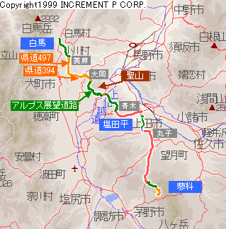 絶景の北アルプスを望む長野県道まったりツーリングコース