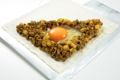 卵とほうれん草のブリックキユーピー3分クッキングCBCテレビ