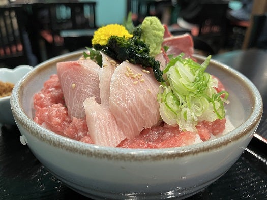 神奈川～登戸～新生 元海～５００円ランチ～鰤と鮪のたたき丼～鮪の竜田揚げ～粗汁＊ウリボーシスターズのHappy days＊