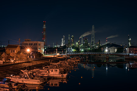 四日市工場夜景 四日市市石原町 塩浜地区ふぉとログらふぃ