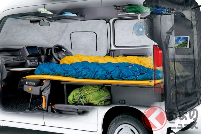 実例 軽自動車で日本一周！車中泊する「軽バン生活」ふたり旅 - カエライフ ～