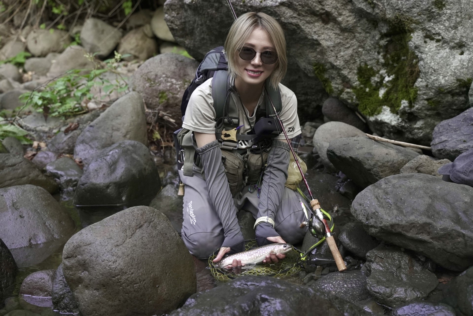釣りガール直伝 八丈島ムロアジを釣ったその場で食べる！！ –