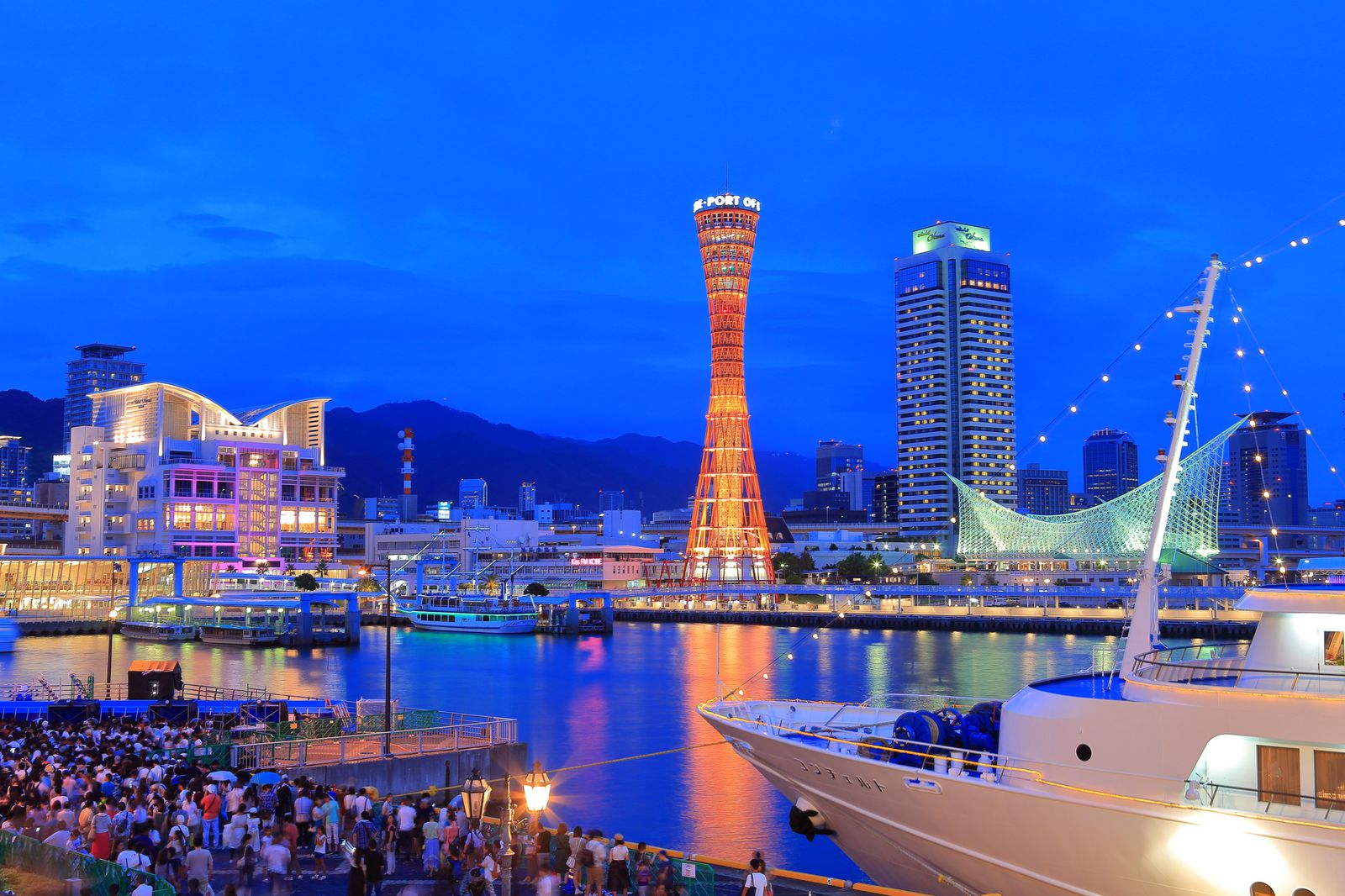 神戸旅行 その4 ベイエリア メリケンパーク・ハーバーランド の夕景・夜景KOSUBLOG