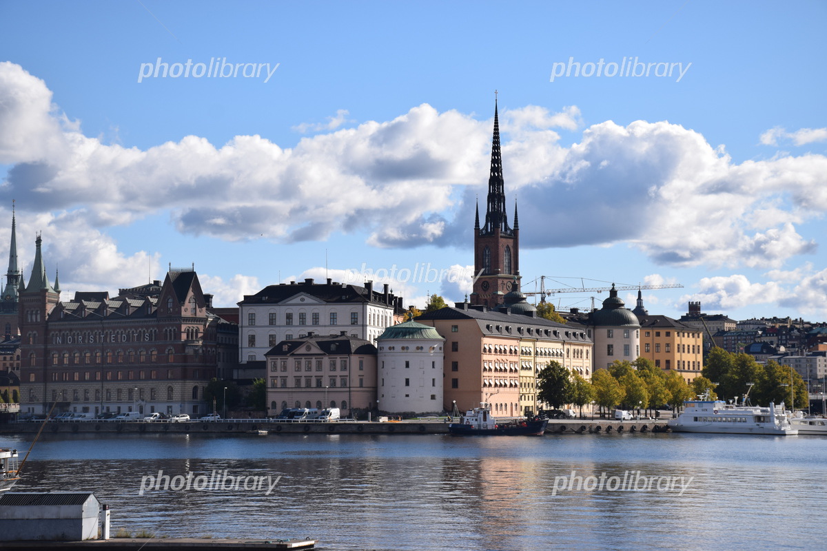 22,664 スウェーデン 街並み Stock