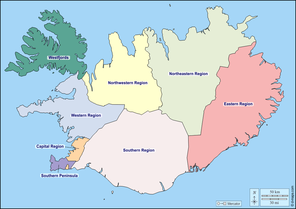 アイスランドの地勢の特徴