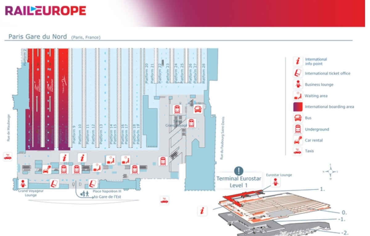 パリ北駅パリ観光地パリ観光サイト「パリラマ Paris-rama」