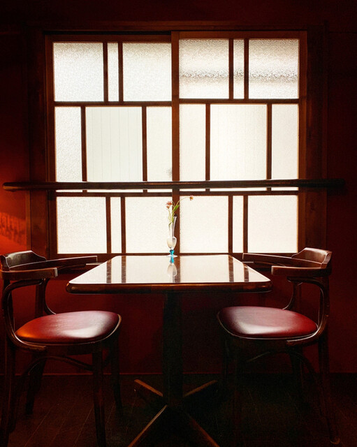 ☆古い喫茶店のダイヤガラスアンティークドア扉ラフジュ工房