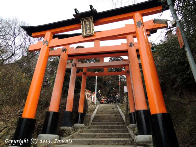 京都 伏見稲荷大社 四ツ辻から京都市内風景 写真素材4738257- フォトライブラリ