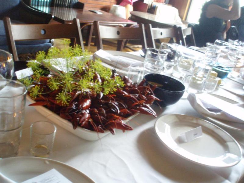 フィンランド🇫🇮の夏の宴でザリガニ🦀を食べる Rapujuhla kokko🍁