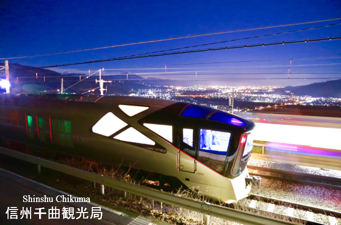 スイッチバック姨捨駅で夜を過ごす～善光寺平の夜景を求めて～うらたつ観光協会