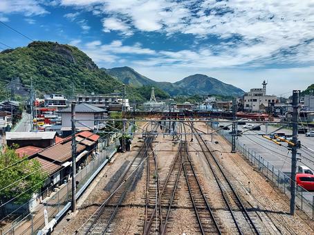 大月駅タクシー乗り場マップと写真中央本線・山梨県大月市- 駅ずかん