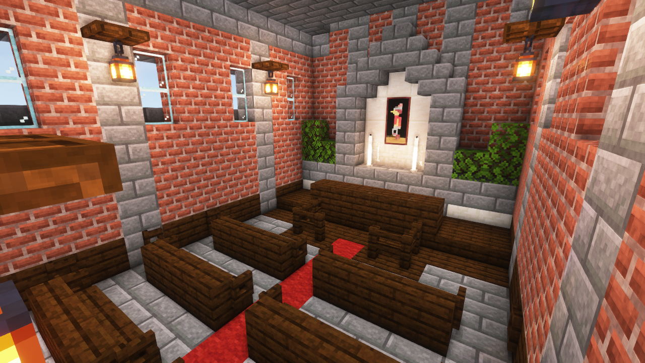 ５８教会建築〜内装その２ - ラテーラのマイクラブログ