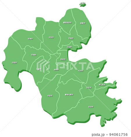 大分県イラストセット-12種-grのイラスト素材82603688- PIXTA