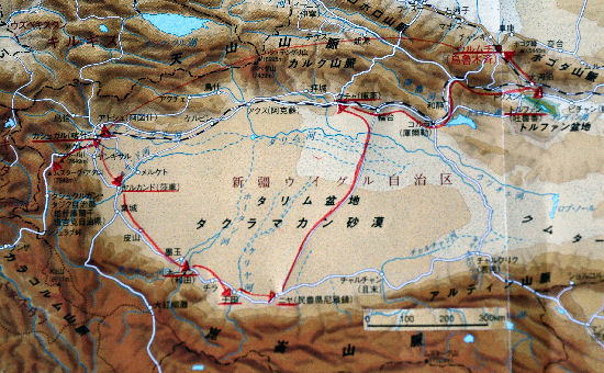 青山貞一・池田こみち シルクロードの今を征く タクラマカン砂漠１