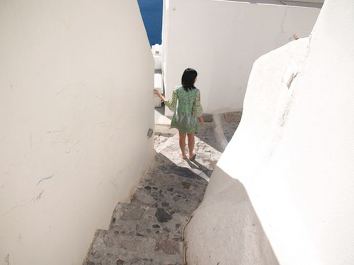 ギリシャのイメージの白い壁。いつまでも白さを保つ壁のお手入れ方法滋賀・京都・大阪のエクステリアと外構工事SOTOYA