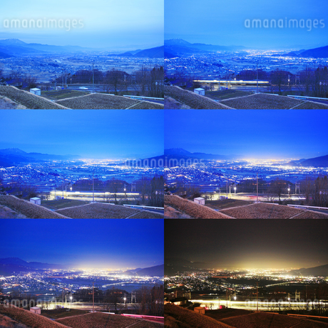 姨捨駅からの夜景 - Picture of