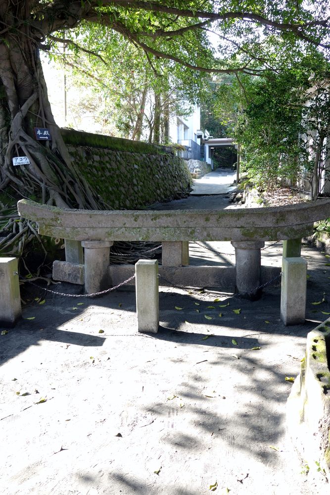 桜島「黒神埋没鳥居」の観光情報