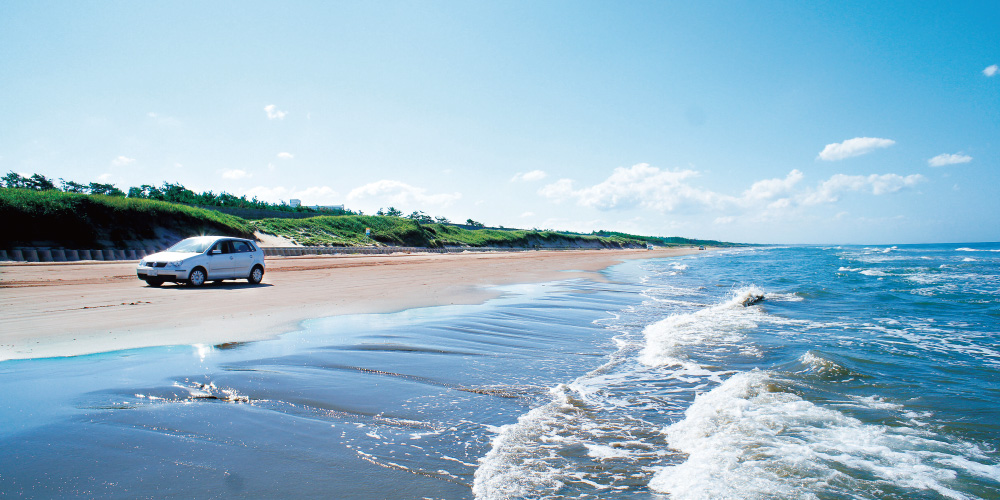 石川 日本でここだけ！車で走れる唯一の砂浜