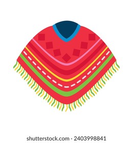 ペルーの伝統的なポンチョ。赤 黒 レインボー。ユニセックスの子供用と大人用。ハンドメイド。送料無料！ギフトにも最適です。