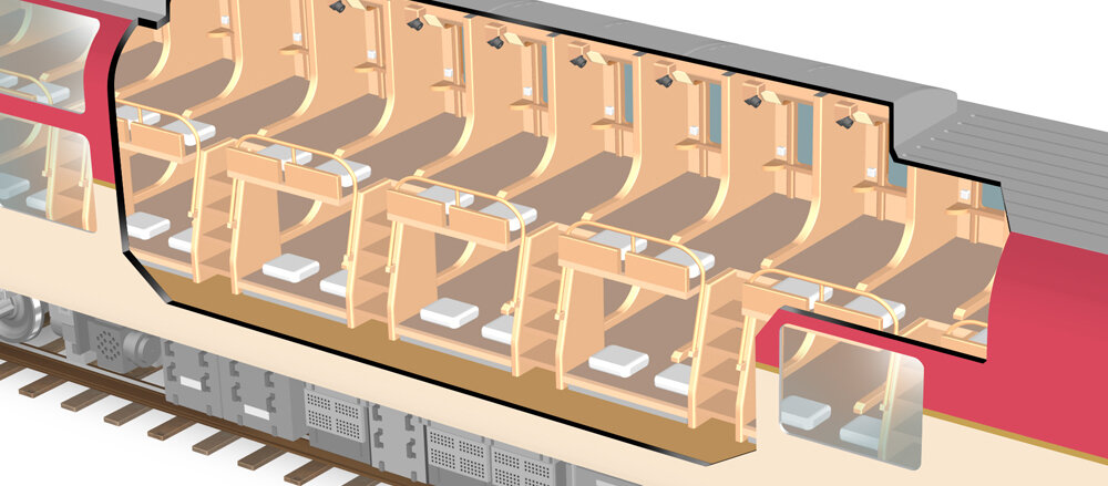 サンライズ出雲の座席全種類一覧 設備品 コンセントor