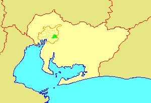 県別マップ B県境カット愛知県地図ダウンロード販売地図素材