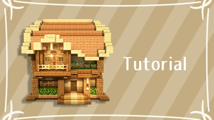 ひまわり平原に大きい家を作る : 自由気ままにマインクラフト