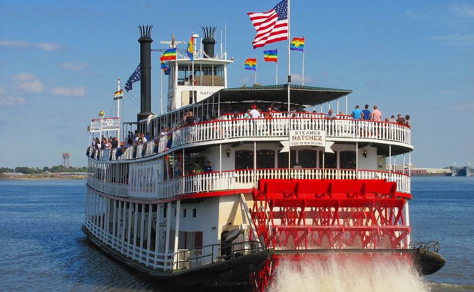 ニューオーリンズ：ミシシッピ川ヒストリックパドルウィーラークルーズ 2025