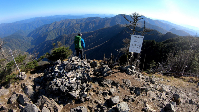 百名山・大峰山 八経ヶ岳行者還トンネル西口から日帰り登山 2025年5月4日山あり谷あり