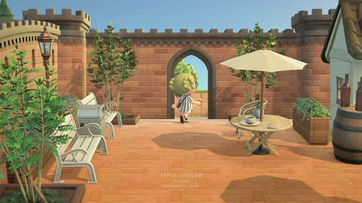 あつ森 ツリーハウス風森のパン屋さんブラック･ム島 島クリエイト