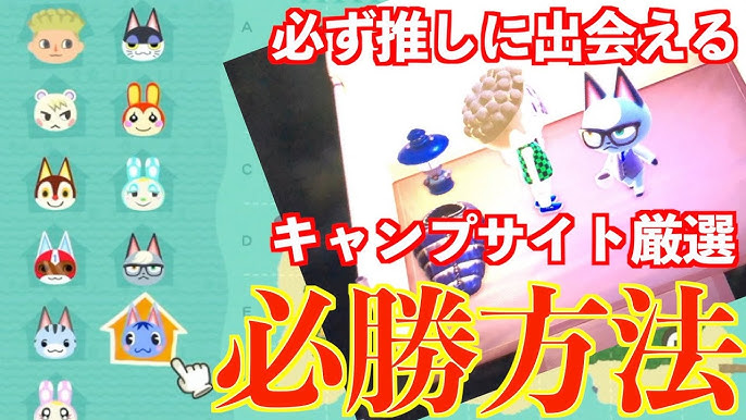 あつ森 キャンプサイト厳選のやり方と入れ替え方法 あつまれどうぶつの森 ゲームエイト