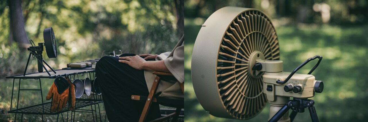 キャンプ 扇風機 10000mAh