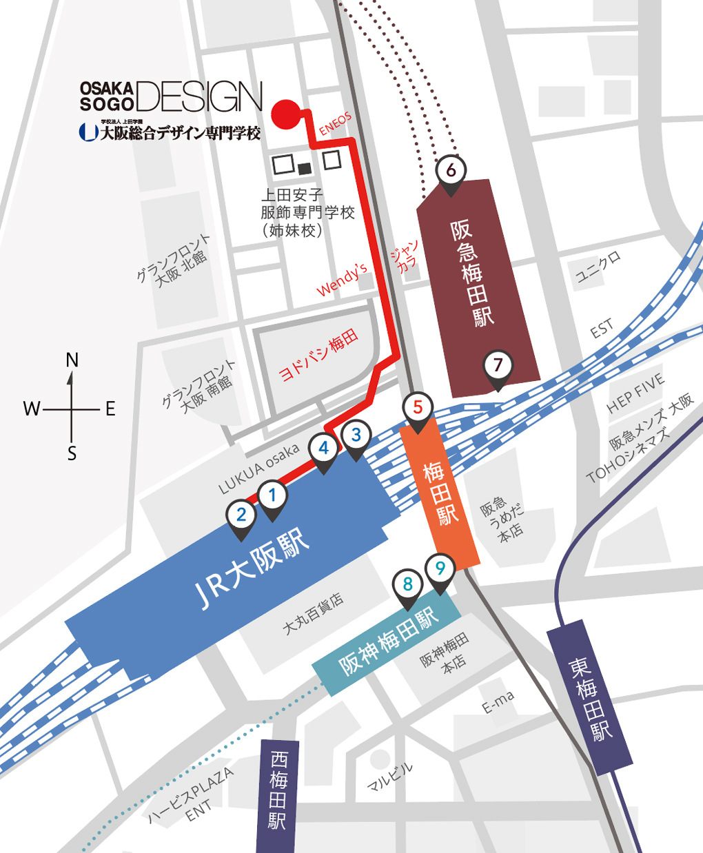 動画あり どこよりも詳しい大阪駅構内ガイド！ 〜新幹線で新大阪駅から大阪駅に到着してから各出口、目的地への路線や乗り換え方を大阪駅構内図付きで徹底解説〜- まっぷるウェブ