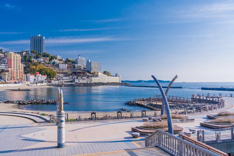 熱海 熱海駅からサンビーチまでの近道 845mGO to