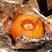 冬キャンプに！焚き火で焼きりんごを作ろうくらシェア