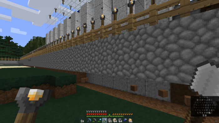 マイクラ久々の露天掘り - 女子大学院生Aのゲーム日記