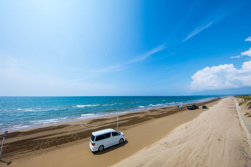 たまに山を離れて砂浜を走行するのもいいかも～：おきたまジェーピー置賜観光情報ポータルサイト