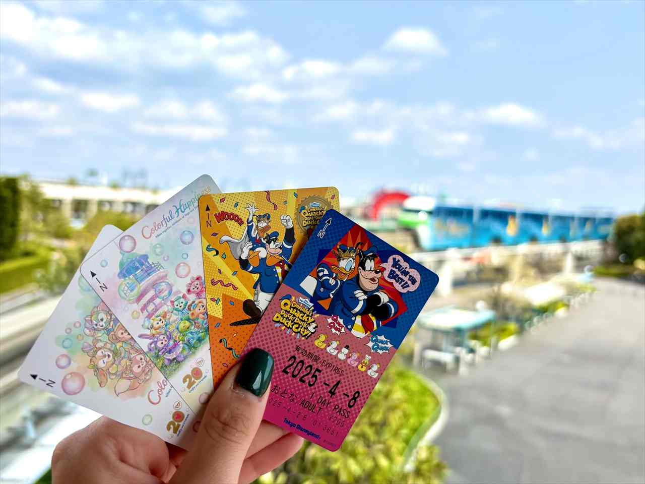 豪華6枚セット！ディズニーリゾートライン“ダッフィー＆フレンズのハートウォーミング・デイズ”フリーきっぷ